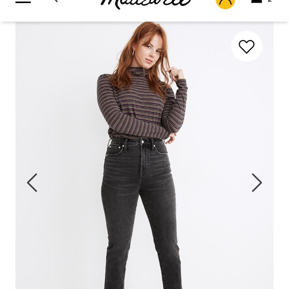 Madewell Curvy Vintage Jeans in Claybrook wash